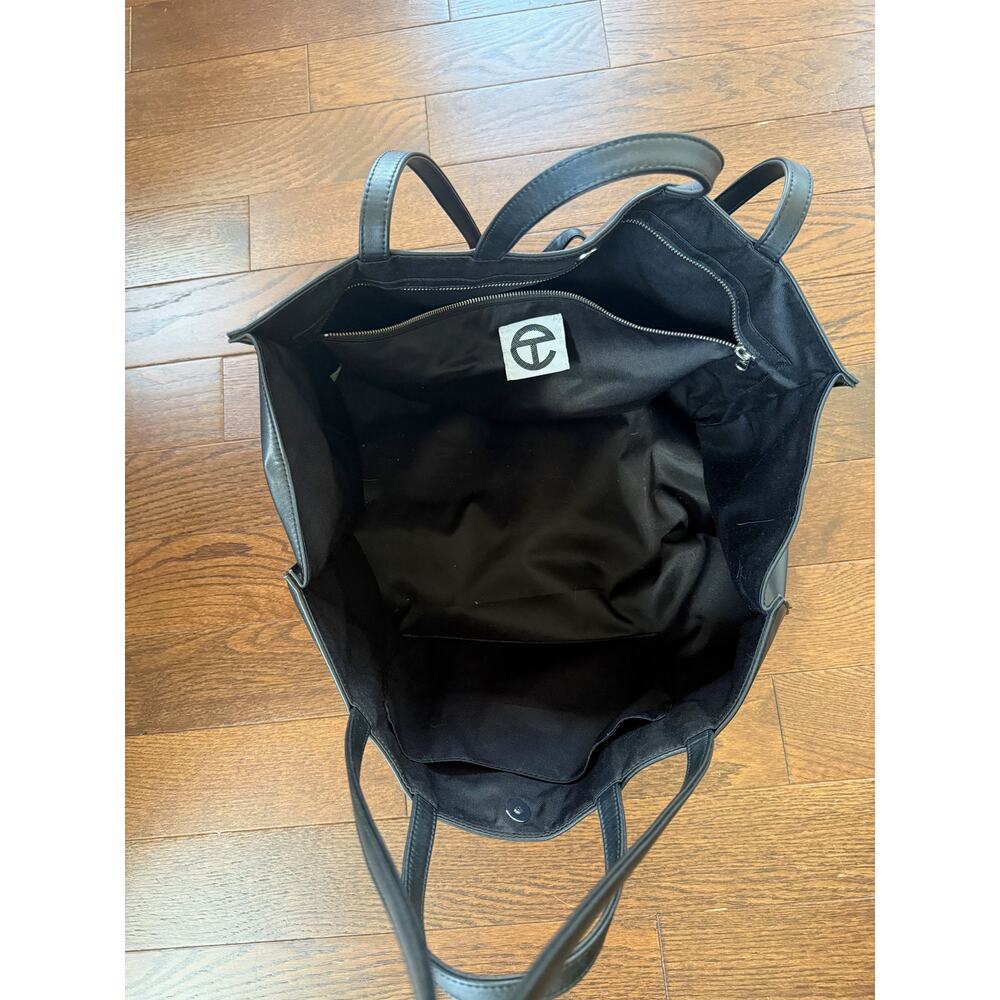 Telfar Large Black Shopper Tote — Iconic & Practical - Picture 3 of 5